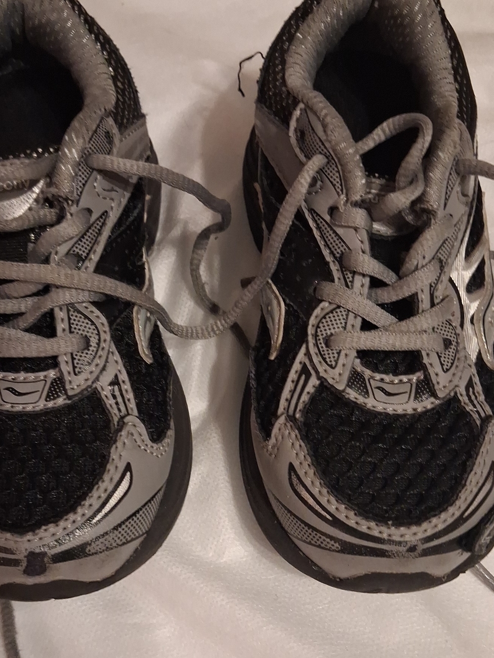 Saucony Kids Gray and Black Sneaker Trainers